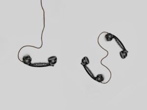 Three Black Handset Toys